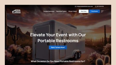 ciphers portfolio porta potty graphic