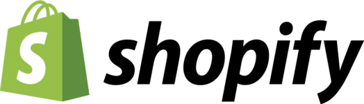 shopify logo black