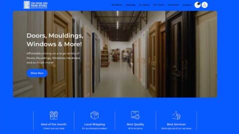 Door & Trim Store Website Mesa, AZ