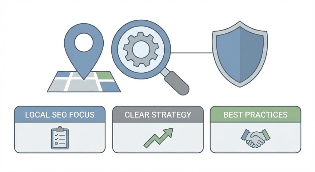 Common link building mistakes to avoid, including spam links, poor directories, and over optimized anchors