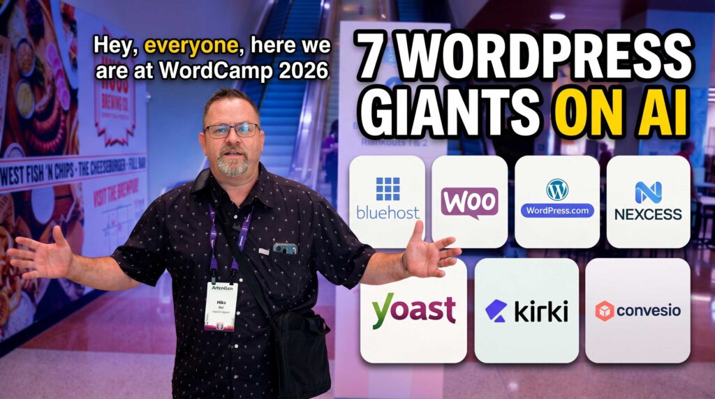 Ciphers Digital and Mike Rux at wordcampus26 bluehost woo wordpress nexcuss yoast interviews