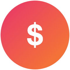 Cost per lead icon